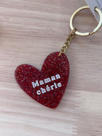 Porte clés avec message