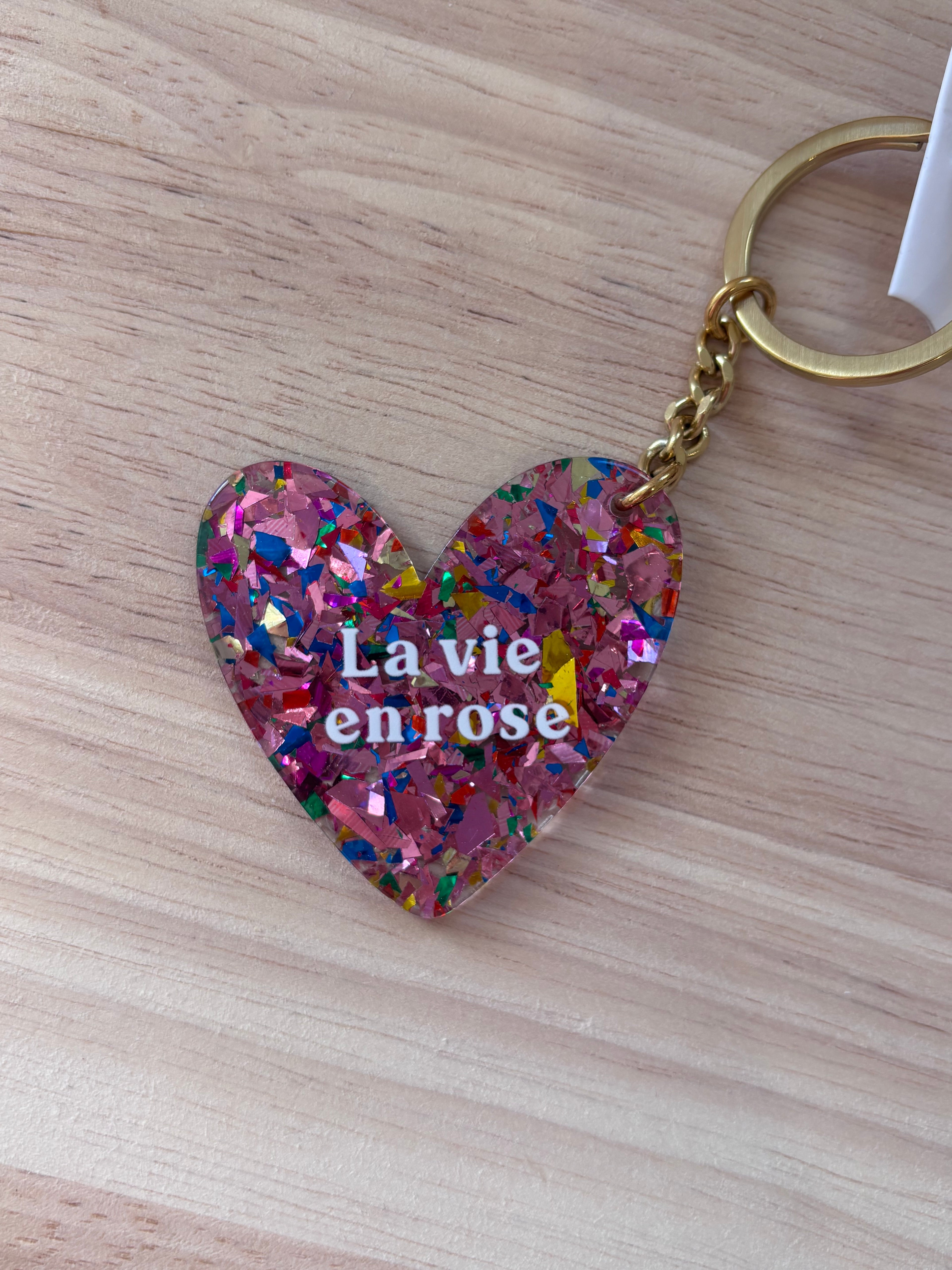 Porte clés avec message